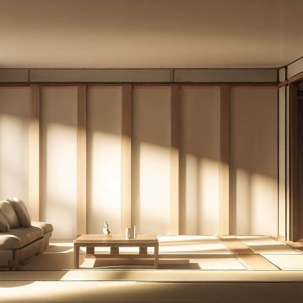 Living room wood japanese interior design.3D rendering 4603265 Stock Photo at Vecteezy